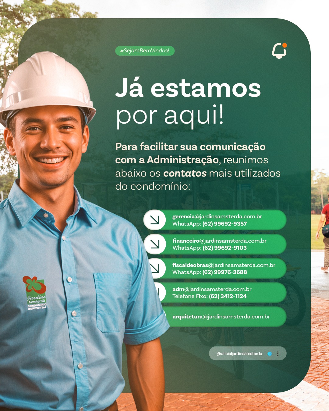 Já estamos por aqui